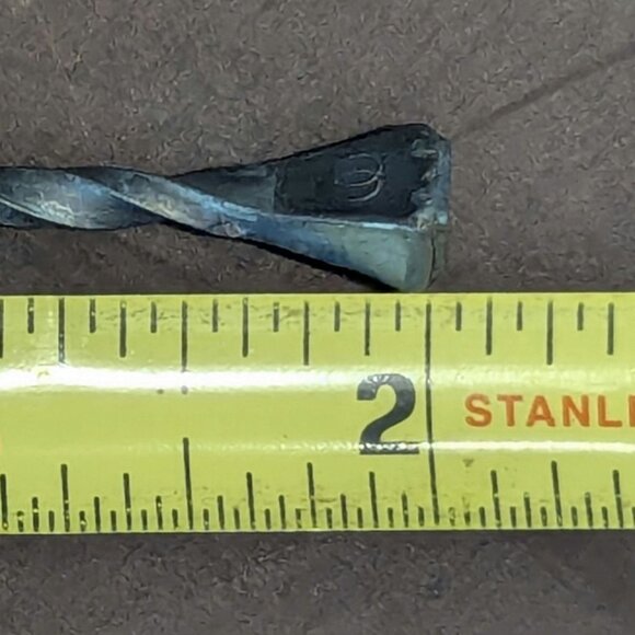 Horseshoe Nail Hat Pin:  Black - Picture 5 of 5